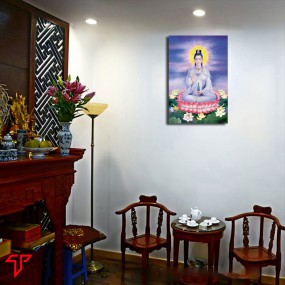 Tranh phật giáo quan thế âm bồ tát